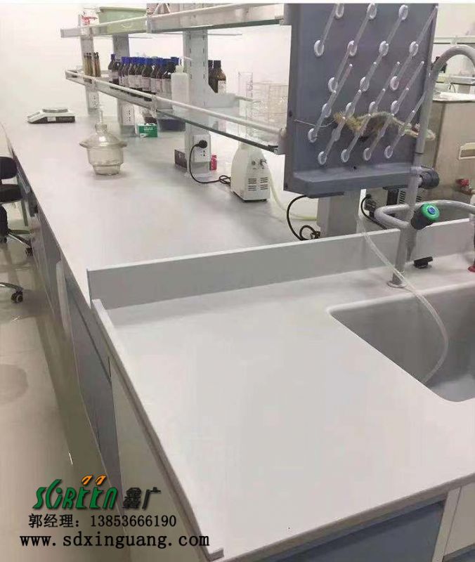潍坊实验室工作台 试验室实验台 铝玻试剂架置物架子