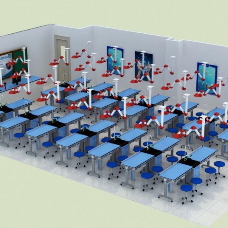 潍坊新型铝塑实验桌，化学通风实验室