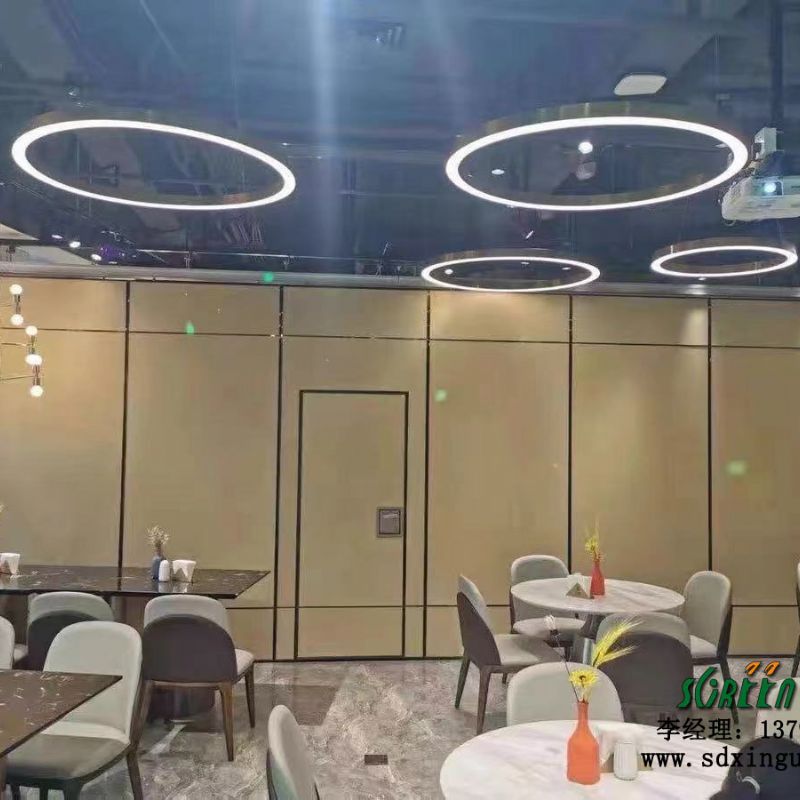 潍坊酒店活动隔断墙饭店包厢，移动折叠推拉隔断
