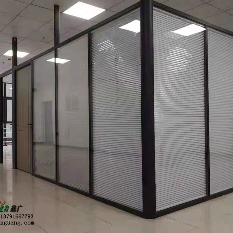 潍坊钢化玻璃隔断 办公室隔断 活动钢化玻璃隔断 