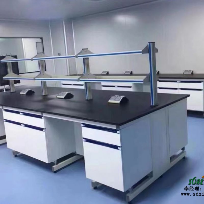 东营日照潍坊淄博实验台供应商 钢木中央台带试剂架