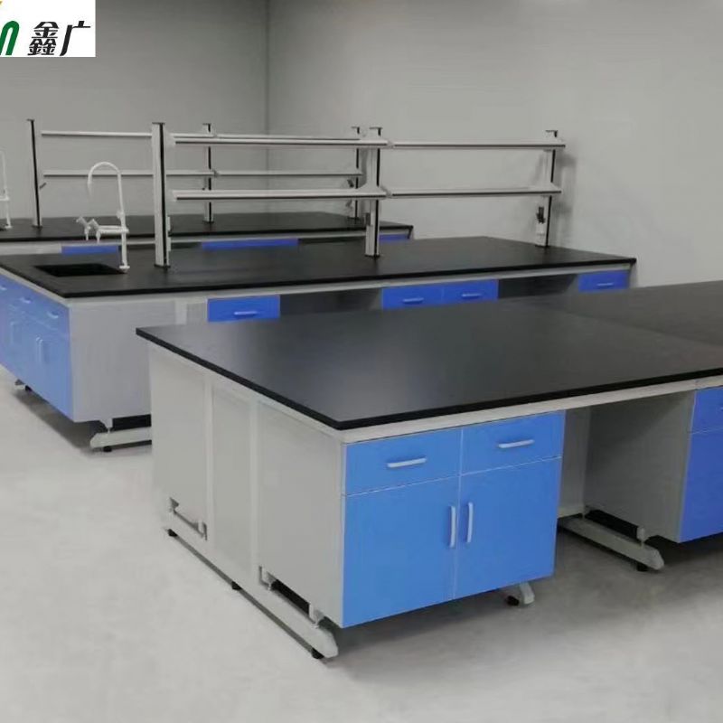 淄博钢木实验台操作台 试验边台 全钢木中央台