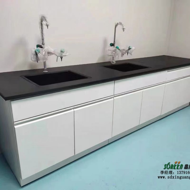 山东全钢化验室边台 试验操作台水槽台 实验室配件