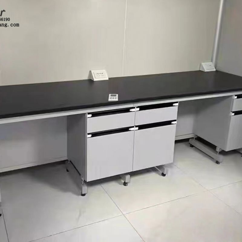 钢木实验台 实验室中央操作台 可按需定制加工