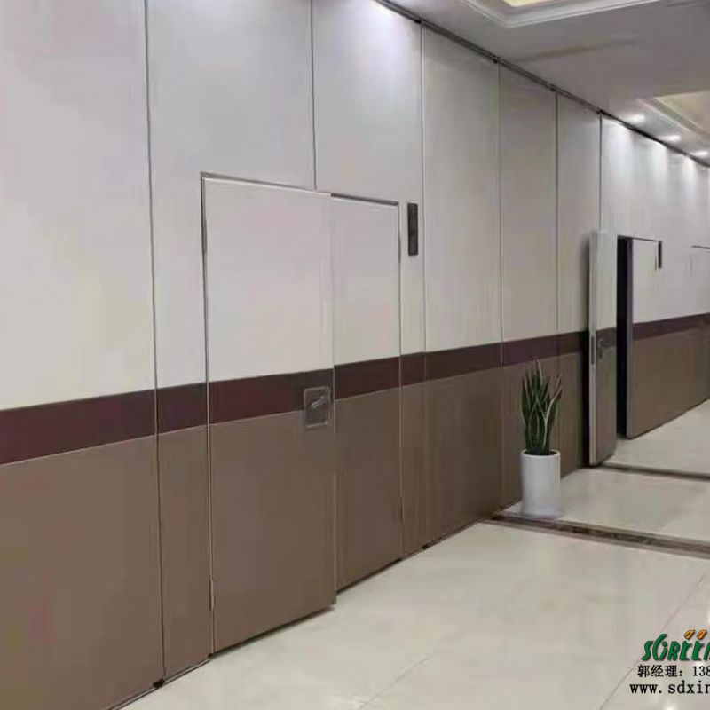 潍坊酒店活动隔断墙定制 长期供应 施工团队 吊柜折叠门