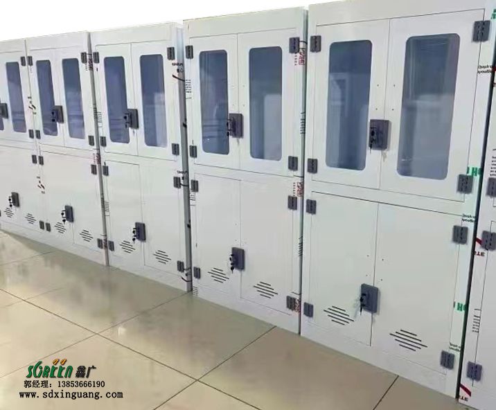 山东鑫广实验室PP药品柜 双开门系列透气通风耐酸碱腐蚀