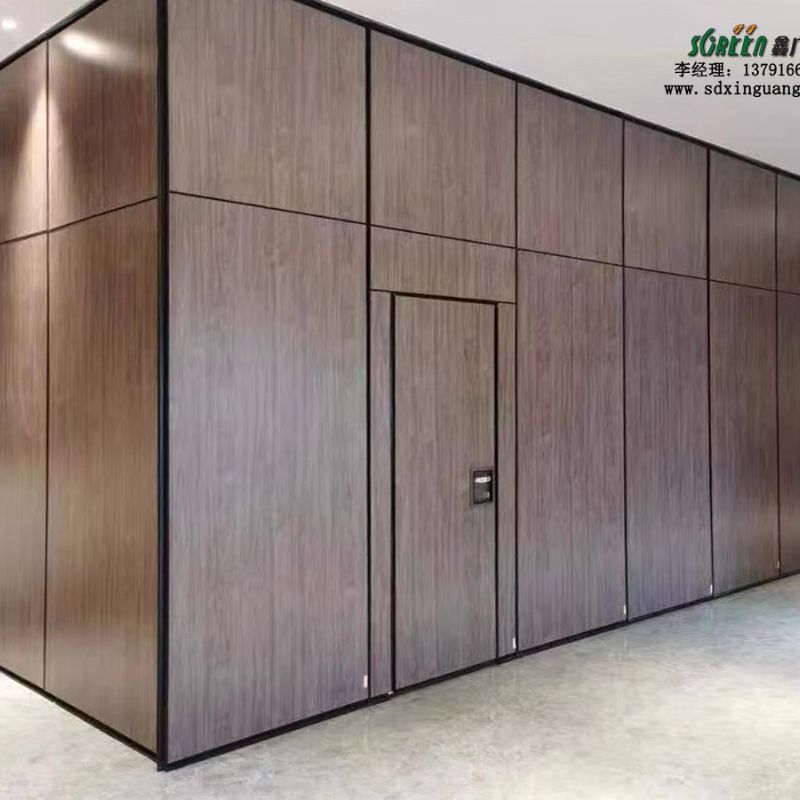 山东鑫广活动折叠推拉门 酒店隔断 宴会厅移动隔断墙