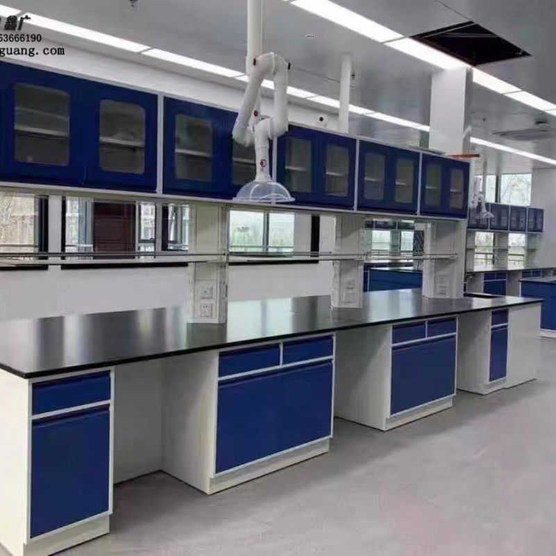 山东鑫广实验台厂家 实验台吊柜 实验室实验台 全钢实验台