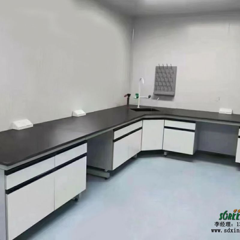 钢木实验台 实验室中央操作台 鑫广实验室设备定制