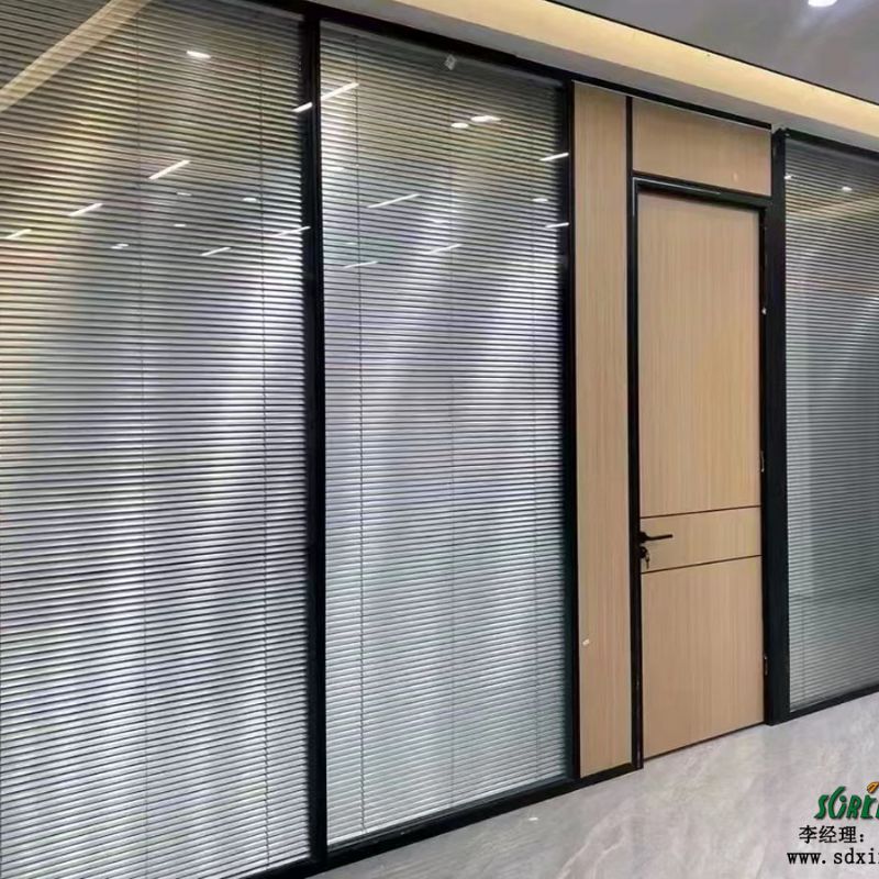 鑫广全景隔断墙 办公楼玻璃隔断 承接设计安装 质量保证