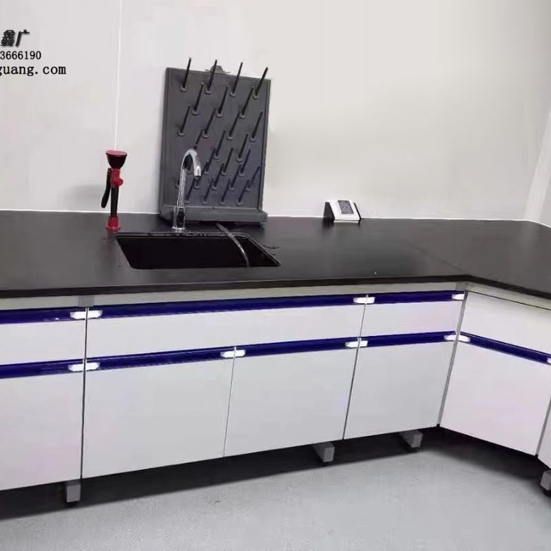 山东鑫广上门测量实验室操作台 钢木全钢PP实验台