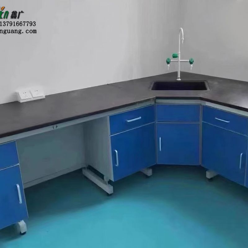 山东钢木转角台 全钢 钢木pp材质实验室家具可定制