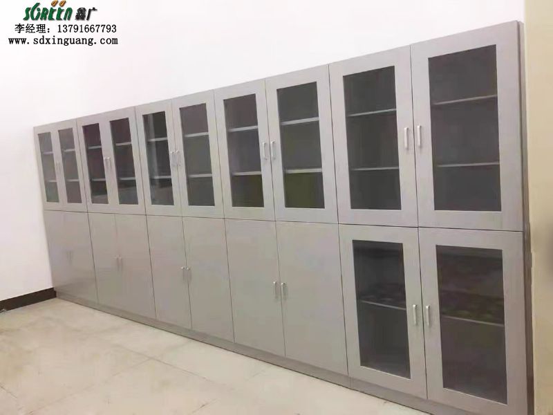 山东鑫广冷轧钢板试剂柜 标本柜 高温固化耐酸碱