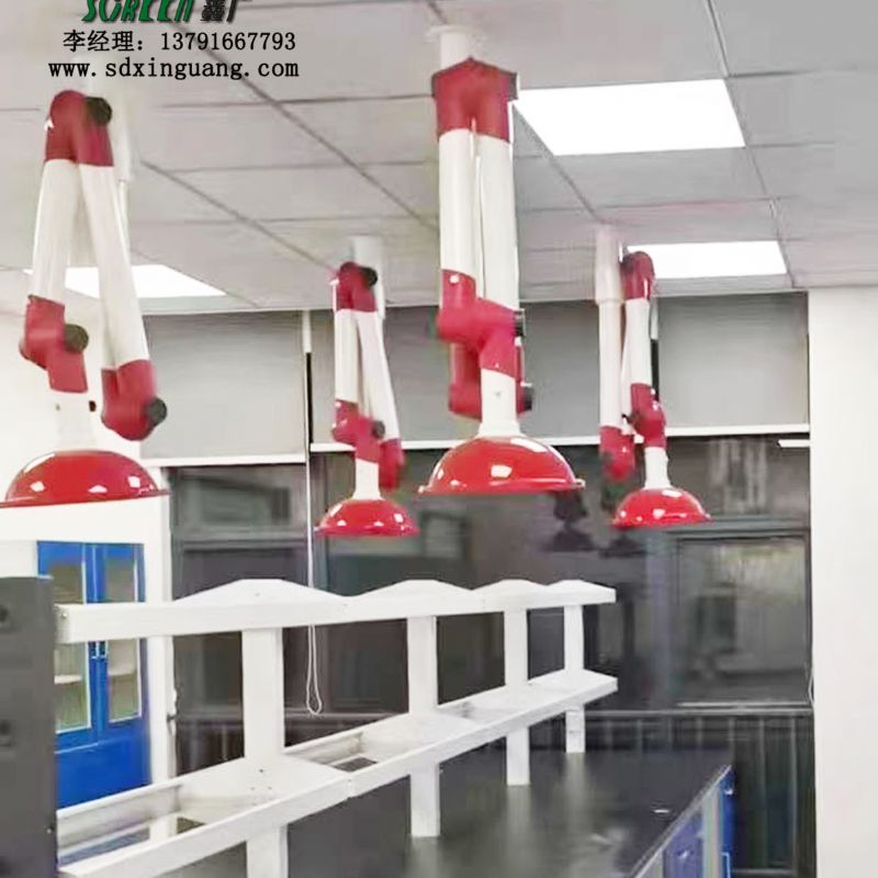 山东化验室配件 高密度pp排风罩 全钢钢木实验台通风橱