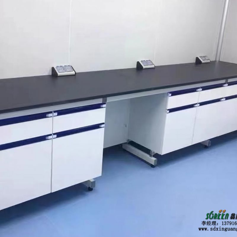 山东通风橱钢木全木全钢试验台 操作台边台 中央台试剂台