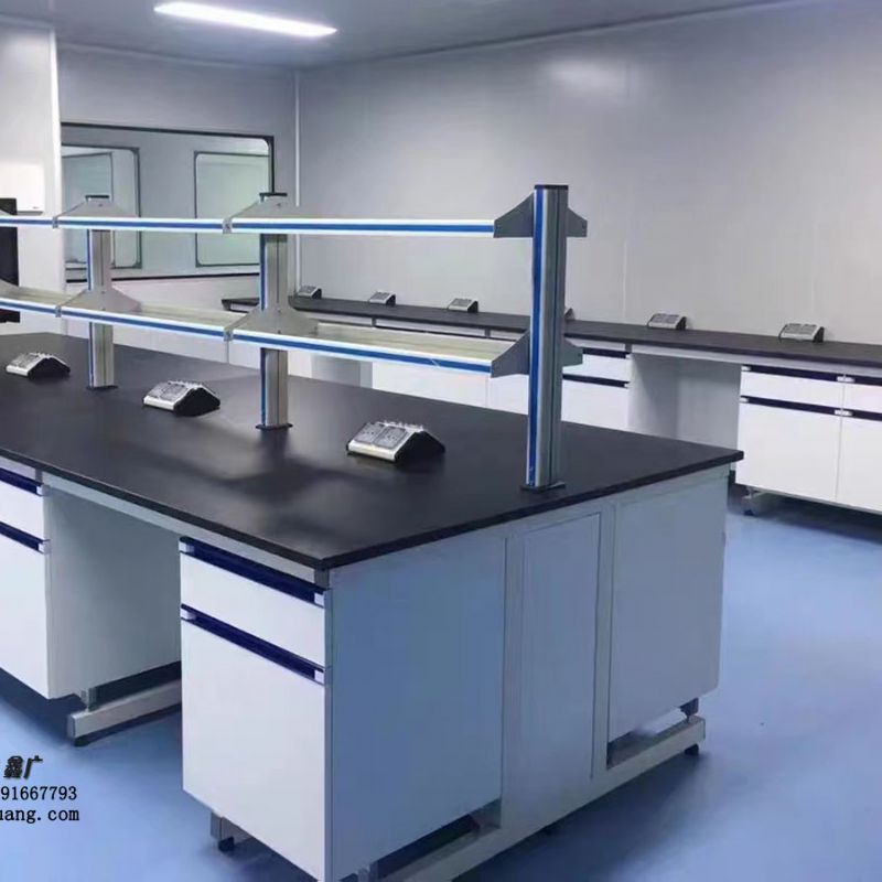 山东鑫广学校物理化学实验室中央台 洁净钢木中央边台