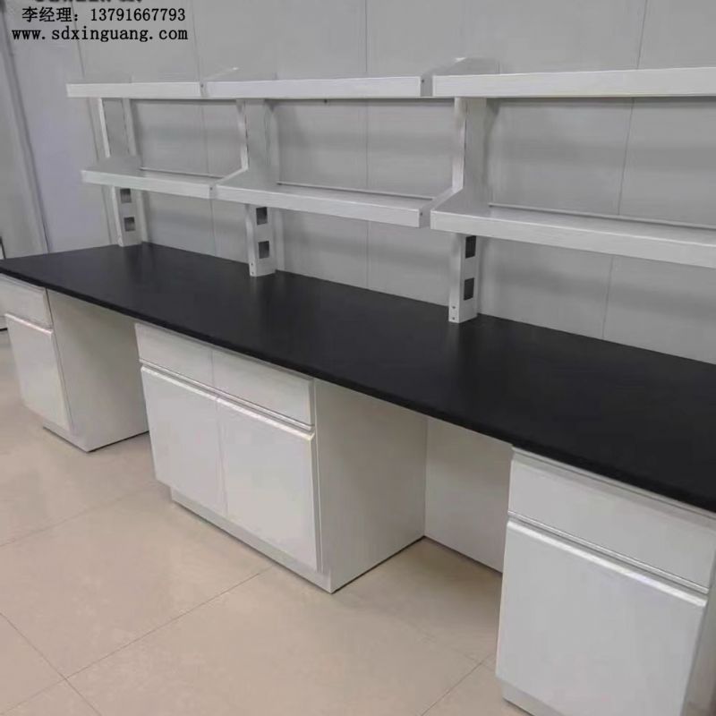 实验室铝玻试剂架 边台 中央台试剂架 烧杯架厂家供应