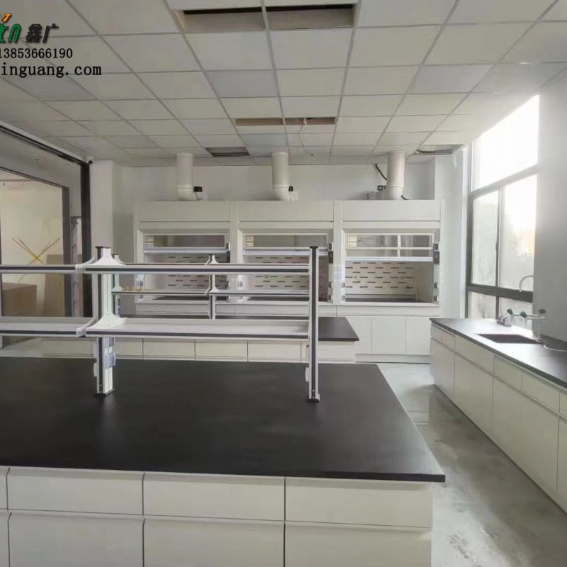 潍坊鑫广实验室铝玻试剂架 边台 中央台试剂架 烧杯架