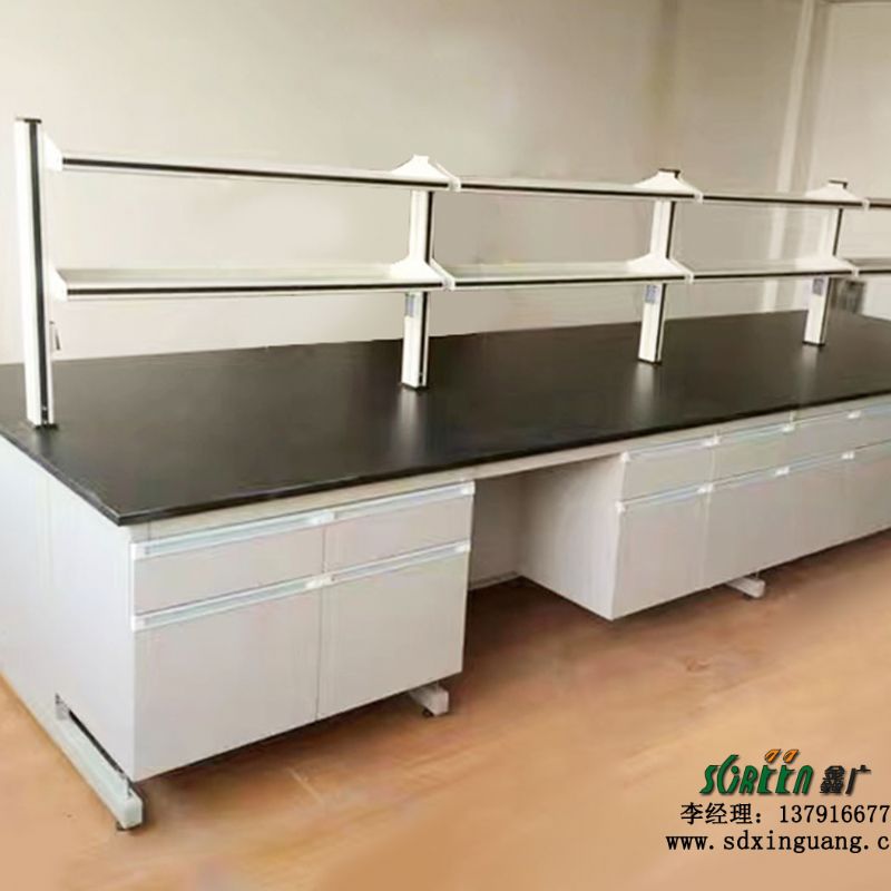 厂家供应铝玻试剂架 实验室钢玻试剂架 边台 中央台试剂架烧杯架