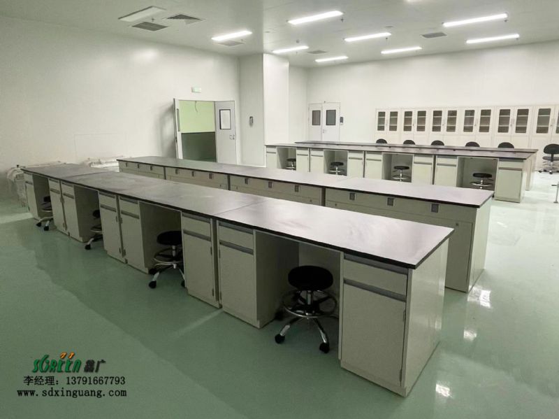全钢实验室操作桌化验室全钢器皿柜通风柜厂家定制