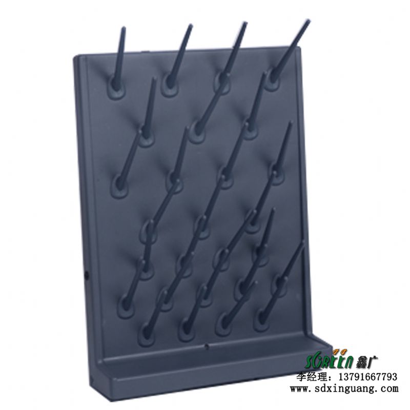 鑫广pp滴水架27棒52棒单双面沥水架实验室化验室烧杯架