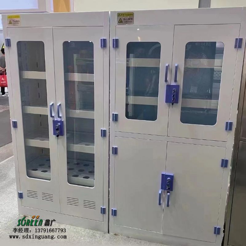 供应潍坊PP药品柜 器皿柜 实验台 通风柜化验室家具设备