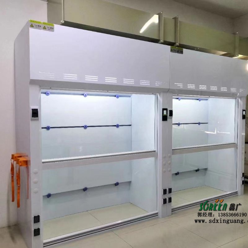 山东实验室设备步入式pp通风柜化验室边台器皿柜设备