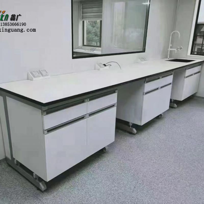 厂家供应钢木实验室边台高温实验室操作台钢木边台