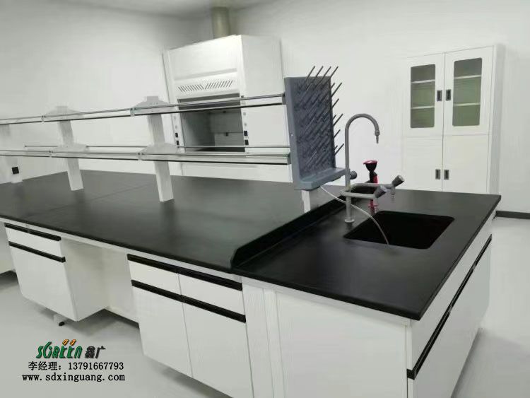 钢木实验台耐腐蚀理化板台面试验边台化验工作操作台