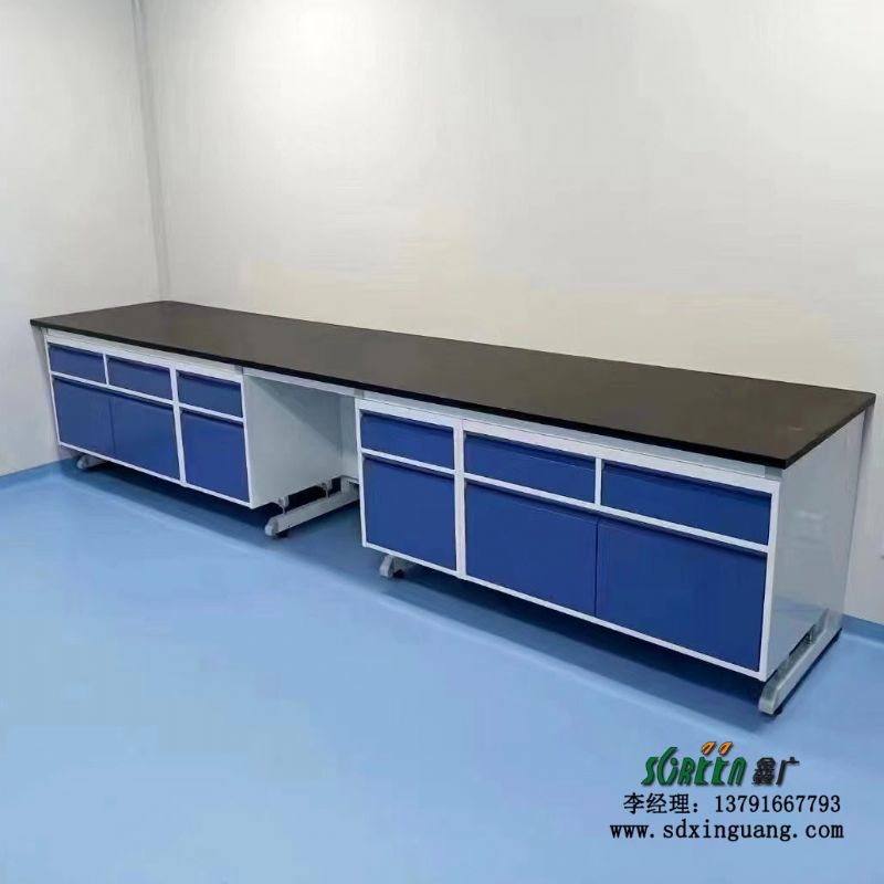 山东实验台 钢木实验台 全钢pp实验台 实验台边台