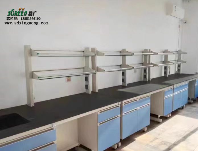 鑫广钢木实验台化验室全钢操作台理化板工作台