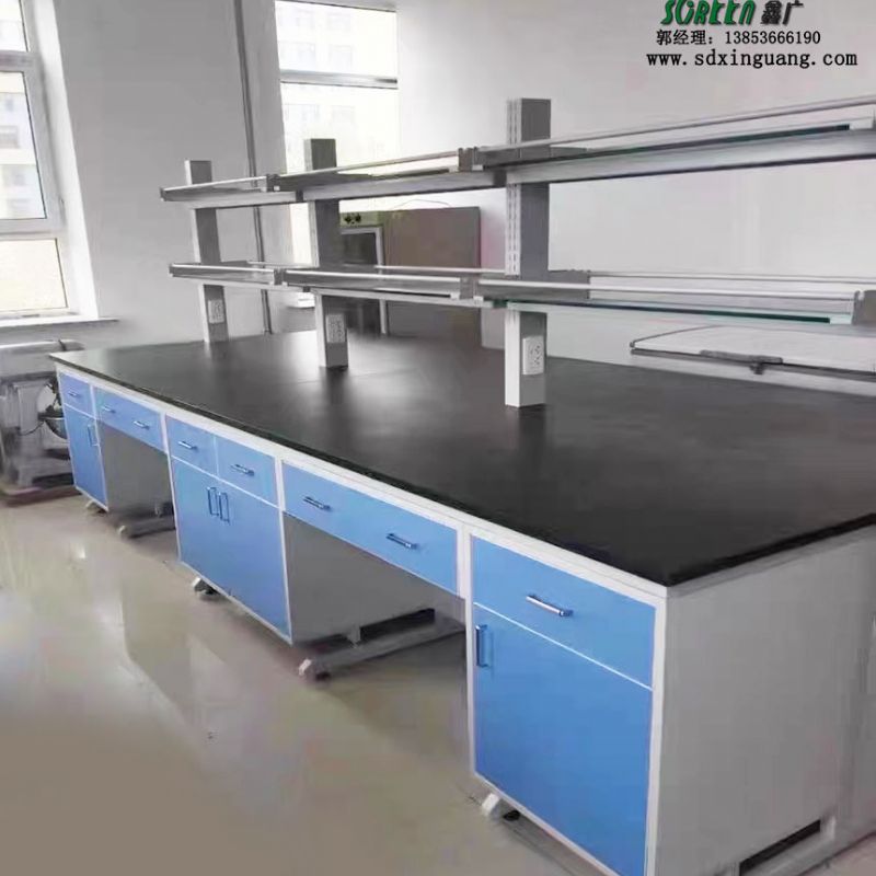 山东实验室装修钢木实验台厂家 化验室工作台