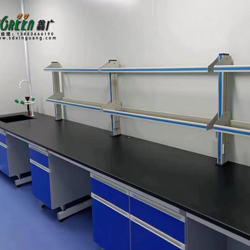 潍坊化验室边台实验室设备钢木实验台厂家