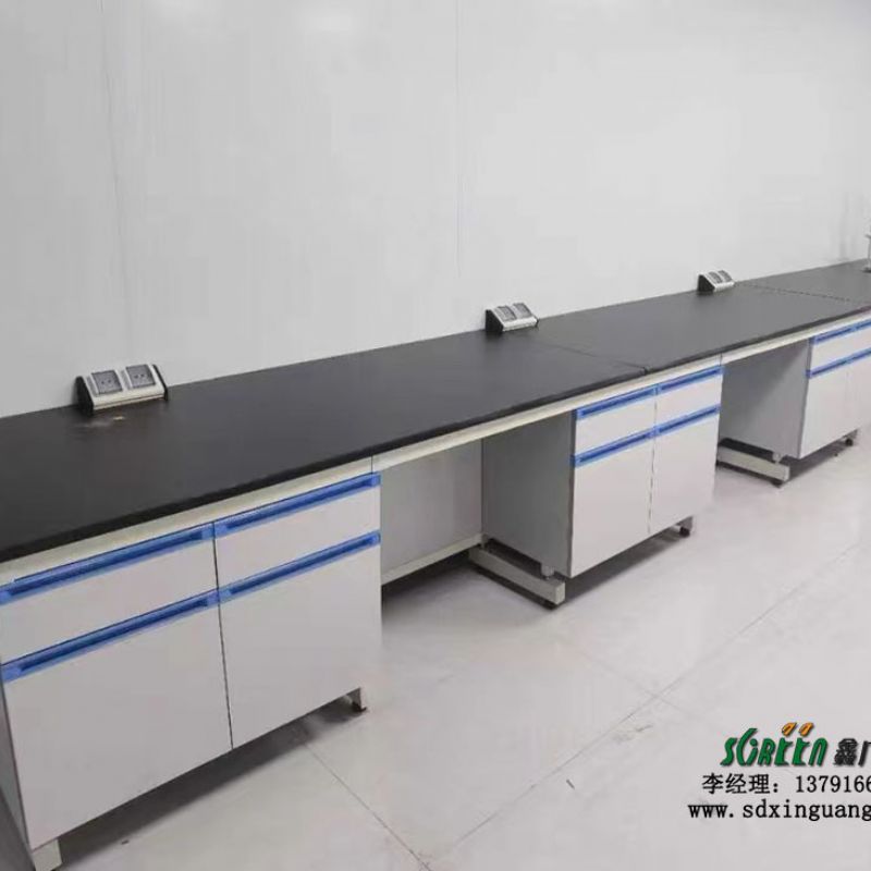 钢木实验台,化验室操作台,实验室边台,通风橱柜