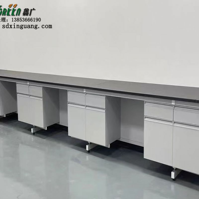 山东理化实验室操作台钢木试验台试验台