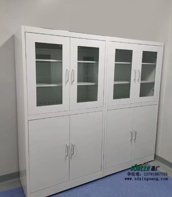 山东日照实验室全钢试剂柜耐酸碱化学器皿柜储物柜