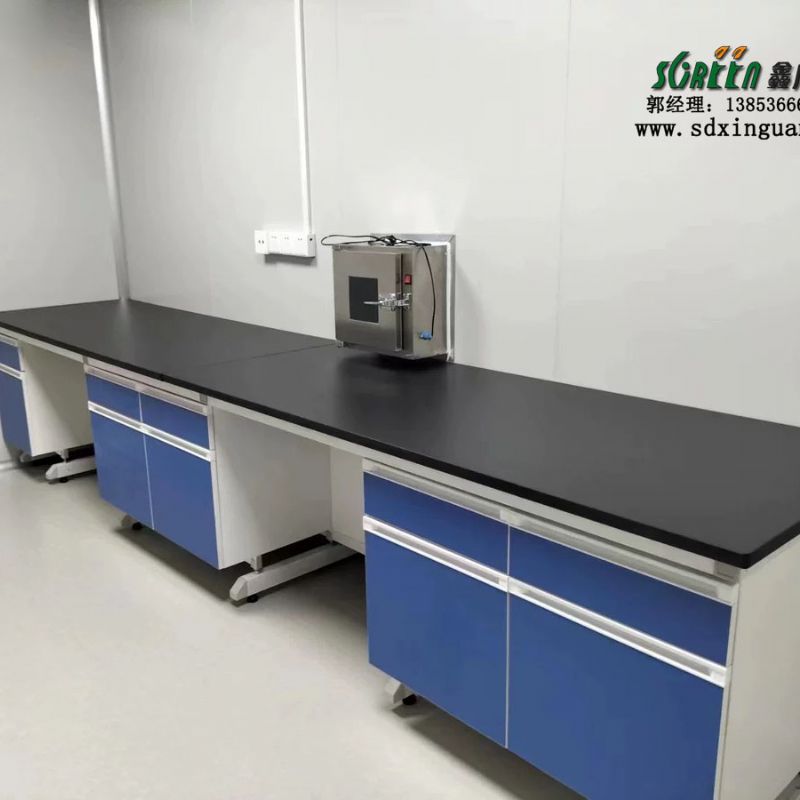 山东实验室家具钢木试验台 钢木边台 实验台供应