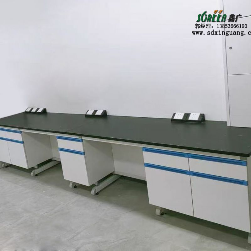 山东实验室设计钢木实验台边台操作台厂家