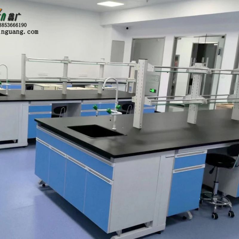 潍坊实验室工作台钢木实验台边台化验室操作台