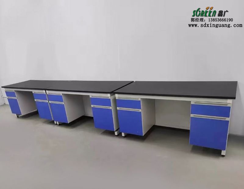 山东实验室家具钢木实验台化验室边台厂家