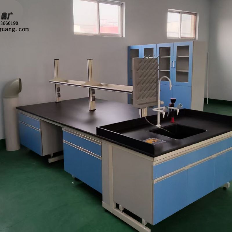 青岛钢木实验台实验室工作台防酸碱试验台 可定制