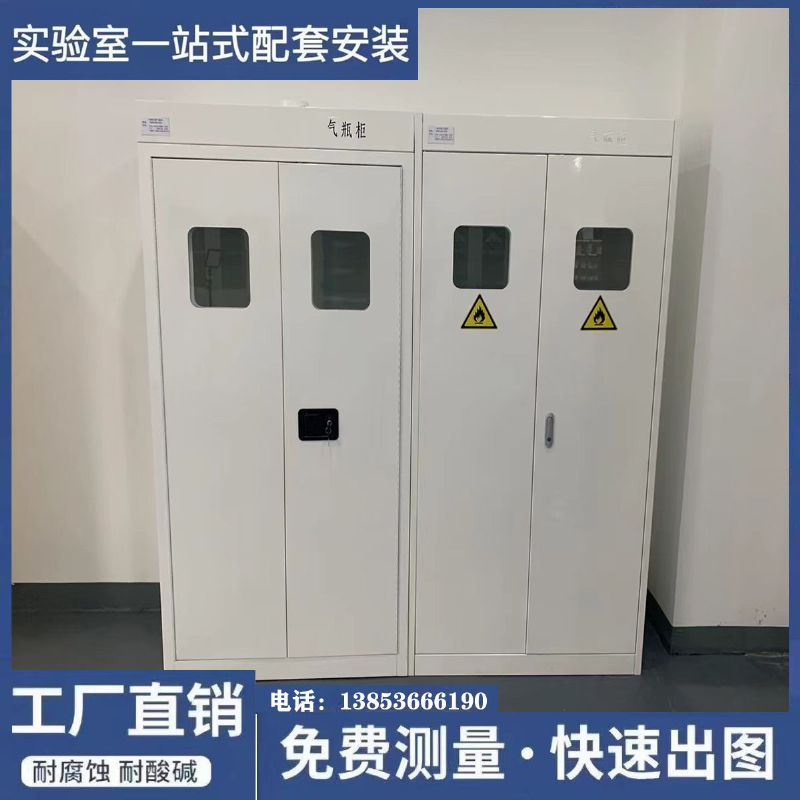 山东实验室家具 实验台 定制钢制气瓶柜厂家