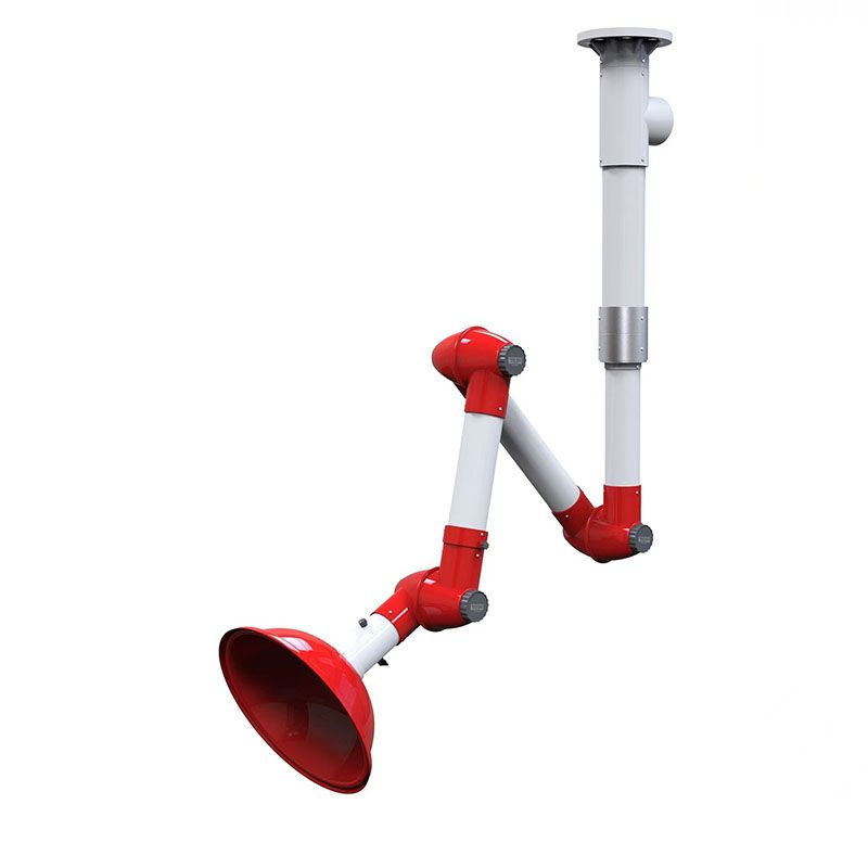 山东实验室设备PP万向吸风罩铝合金吸气抽气罩